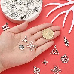 100 pz 10 stili pendenti in lega di stile tibetano&nbsp;TIBEP-CJ0002-45