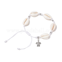 Braccialetti con ciondolo tartaruga in lega&nbsp;BJEW-JB11758-02