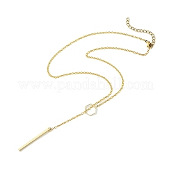 Colliers en laiton lasso&nbsp;NJEW-JN05015