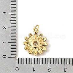 Messing micro pave klare zirkonia anhänger&nbsp;KK-A296-07C-G