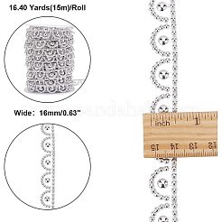 Rifinitura con perline in plastica abs&nbsp;OCOR-WH0066-89A