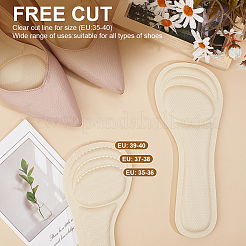 Schuhpolster aus Polycotton und Schaumstoff&nbsp;AJEW-WH0709-087B