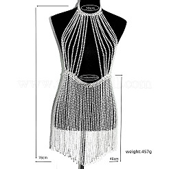 Chaînes de corps sexy en plastique imitation perle&nbsp;WGABBBD-06