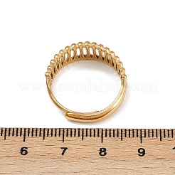 Anelli aperti con polsino in acciaio inossidabile 304 per donna&nbsp;LS-RJEW-H255-01G-09