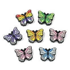 12 Stück 6 Stile Schmetterling Lebensmittelqualität umweltfreundliche Silikonperlen&nbsp;SIL-CJ0001-89
