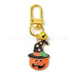 Décorations de pendentif en émail d'alliage de thème d'halloween&nbsp;HJEW-JM00981