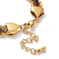 Goldene dreilagige mehrsträngige Armbänder aus Edelstahl 304&nbsp;BJEW-C045-01A-G