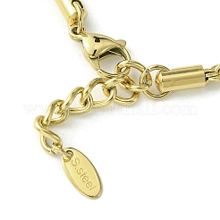 Bracciale a maglie esagonali con zirconi cubici&nbsp;BJEW-Q775-06G