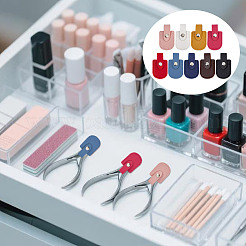 9 Stück 9 Farben Schutzhülle für Nagelscheren aus PU-Leder&nbsp;AJEW-DR0002-12