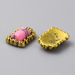 Cabochons en alliage de zinc&nbsp;MRMJ-WH0320-05J-02
