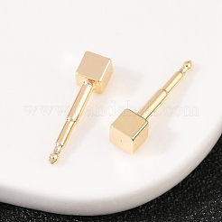 Boucles d'oreilles en laiton pour femmes&nbsp;EJEW-G441-05B-G