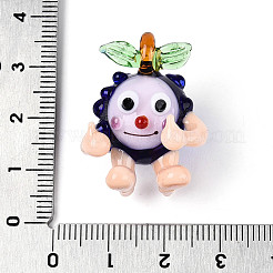 Pendentifs vernissées manuelles&nbsp;LAMP-T025-07B