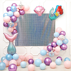 Glitzerndes Laser-Hologramm-Polyester mit quadratischen Pailletten&nbsp;AJEW-WH0248-275A