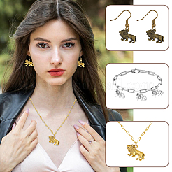 60 pz 6 stili pendenti in lega di stile tibetano&nbsp;FIND-GA0008-44