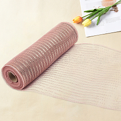 Rouleaux de ruban en maille poly pp de Noël pour projets de Noël bricolage couronnes décorations de fête emballage artisanat&nbsp;AJEW-WH20006-134B