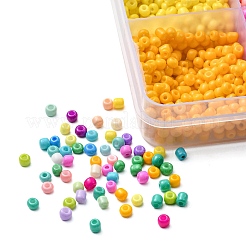 312 g 24 Farbe 8/0 Backfarbe Glas Saatperlen&nbsp;SEED-YW0002-14