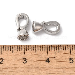 Messing Micro Pave klare Zirkonia Falte über Verschlüsse&nbsp;KK-H483-08P