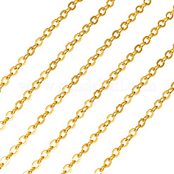 Catene piatte in ferro rivestito in ottone&nbsp;CH-TAC0007-02G