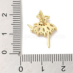 Ciondoli di zirconi in ottone&nbsp;LS-KK-M278-12G