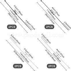 8 braccialetto a 4 maglie&nbsp;BJEW-OC0001-05
