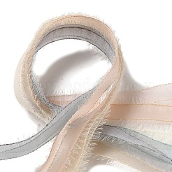 Sets mit Polyester- und Nylonbändern mit unbeschnittenen Kanten&nbsp;DIY-Z029-01D