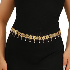 Ethnischen Stil Legierung Blume Link Kette Quaste Taille Körperketten&nbsp;FS-WG4F21D-03