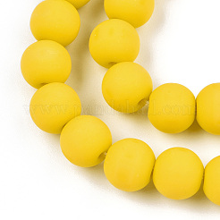 Opache perle di vetro fili&nbsp;GLAA-T032-P8mm-MD08