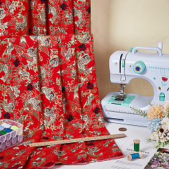 Tissu en coton de style japonais&nbsp;DIY-WH0504-797B