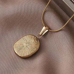 Colliers pour femmes en acier inoxydable chirurgical 316 émaillé avec pendentif fleur en perle d'imitation&nbsp;JX9312