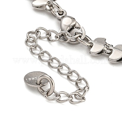 Bracelets à maillons en acier inoxydable 304 pour femmes&nbsp;BJEW-S153-12P