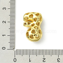 Cremagliera in ottone placcatura pendenti zirconi&nbsp;KK-S378-02G-F