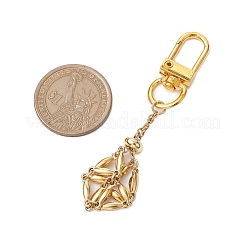 304 acciaio inossidabile macramè catena sacchetto vuoto pietra porta ciondolo decorazione&nbsp;HJEW-JM02082