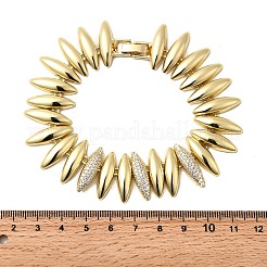 Messing-Gliederkettenarmbänder für Frauen&nbsp;BJEW-H630-10G