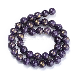 Natur Mashan Jade Perlen Stränge&nbsp;G-F670-A25-4mm