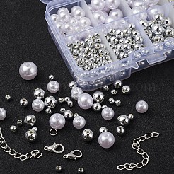 Kit de perles rondes 461 pièces pour la fabrication de bracelets de bricolage&nbsp;DIY-YW0004-45S