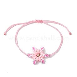 Braccialetti a maglie in nylon regolabili&nbsp;BJEW-MZ00162