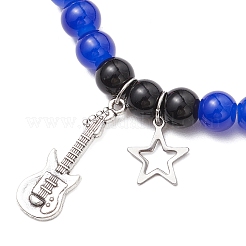 Pulseras con dijes de acero inoxidable 304&nbsp;BJEW-JB11848-02