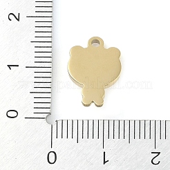 Ionenplattierung (IP) 304 Edelstahlanhänger&nbsp;STAS-P366-91A-G