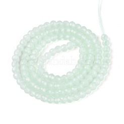 Abalorios de vidrio jade de imitación hebras&nbsp;GLAA-T028-3mm-11G