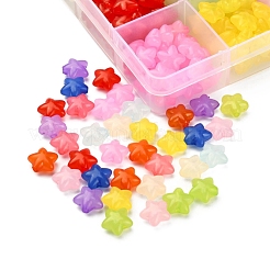 360 pz 12 colori perline acriliche trasparenti&nbsp;MACR-YW0001-88