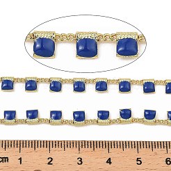Catene a maglie rettangolari in ottone&nbsp;CHC-C007-03G-04