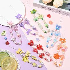 100pcs 19 Arten transparente Acrylperlen&nbsp;MACR-FS0002-34