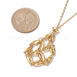 3 stücke 3 arten 304 edelstahl kabel kette halskette zeug&nbsp;NJEW-JN04932-01