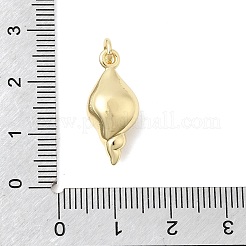 Anhänger aus Kunstperlen aus Messing und ABS-Kunststoff&nbsp;KK-Z160-05G