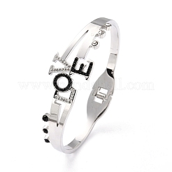 Brazaletes de acero inoxidable 304&nbsp;BJEW-O184-01