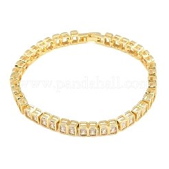 Bracciali da tennis in ottone con zirconi cubici trasparenti per donna&nbsp;KK-CBA68DA-12G