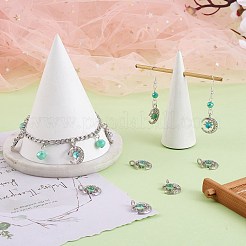 10 Stück Legierung Mond Charm Anhänger Halbmond Charms mit Sonne Halbmond Anhänger für Schmuck Halskette Ohrring Basteln&nbsp;JX394A