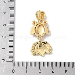 Pendentifs d'émail en laiton &nbsp;KK-Z124-02G-02