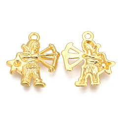Pendentif en alliage plaqué or strass&nbsp;PALLOY-WH0067-15G-09
