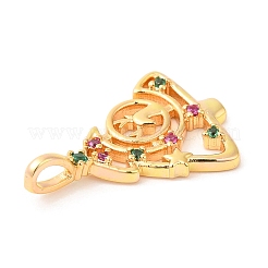 Messing Anhänger & Charms&nbsp;KK-C032-01C